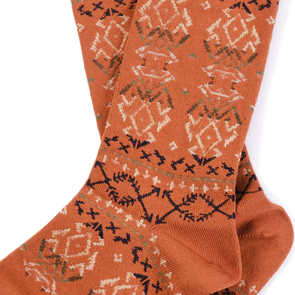 10" BOOTS SOCKS / NATIVE AMERICAN / CROSSED ARROWS - Image 3