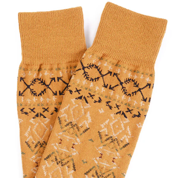 10" BOOTS SOCKS / NATIVE AMERICAN / CROSSED ARROWS - Image 5