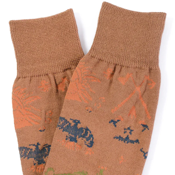 10" BOOTS SOCKS / NATIVE AMERICAN / HAPPY HUNTING GROUND - Image 4