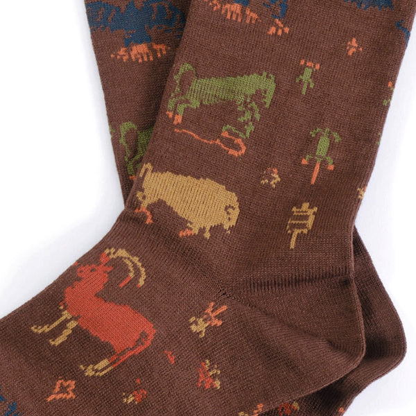 10" BOOTS SOCKS / NATIVE AMERICAN / HAPPY HUNTING GROUND - Image 8