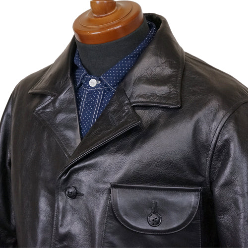 FOUR CORNERS JACKET / HORSEHIDE / RUDE BLACK - Image 3
