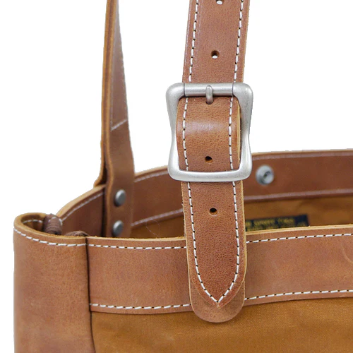 TOOL CARRIER / 1920 - 1930s STYLE OUTDOOR BAG / RAIN PROOF DUCK × BULL HIDE - Image 11