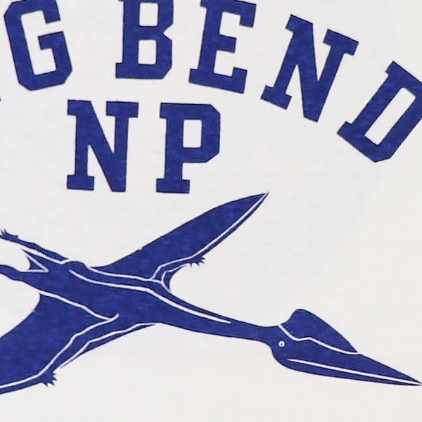 T-SHIRT / BIG BEND / HOME of U.S. SERIES / VINTAGE STYLE LIGHT WEIGHT JERSEY / OFF-WHITE - Image 3