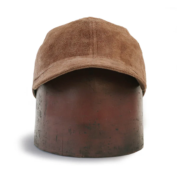 A-26 CAP / SHINKI HORSEHIDE ROUGHOUT / BROWN - Image 3