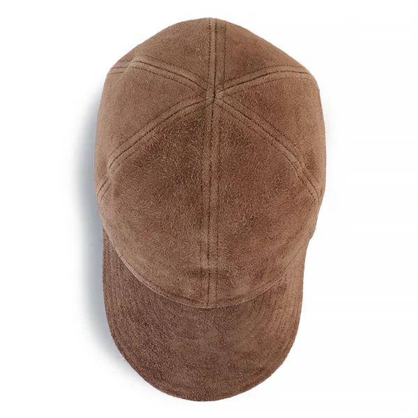A-26 CAP / SHINKI HORSEHIDE ROUGHOUT / BROWN - Image 6