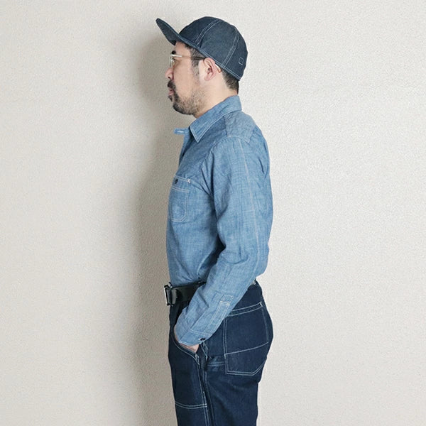 A-3 INDIGO DENIM CAP / INDIGO - Image 9