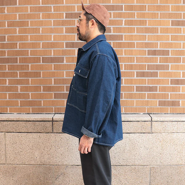 A.M PULLOVER JACKET / 10oz CLASSICS DENIM - Image 3