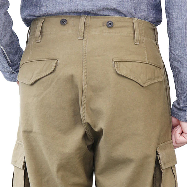 ARMY CARGO PANT / BACK SATIN / KHAKI / (SIZE: W30 - W40) - Image 7