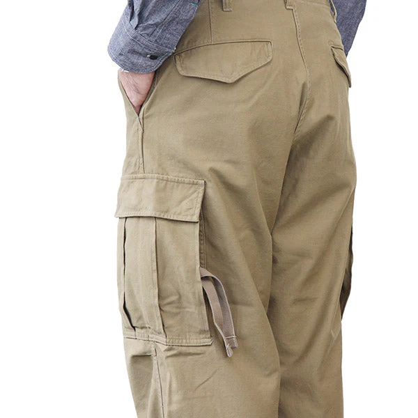 ARMY CARGO PANT / BACK SATIN / KHAKI / (SIZE: W30 - W40) - Image 8