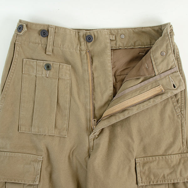 ARMY CARGO PANT / BACK SATIN / KHAKI / (SIZE: W30 - W40) - Image 9