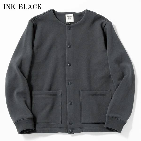 SALE / BIG LOOP COLLARLESS JACKET - Image 3