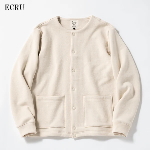 SALE / BIG LOOP COLLARLESS JACKET - Image 9