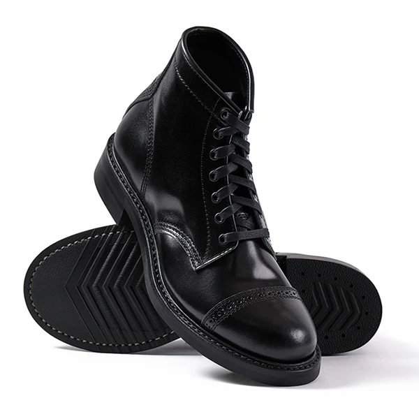 CHRISTMAS 2025 BLACK OPS COMBAT BOOTS / SHINKI HIKAKU SHELL CORDOVAN - Image 3