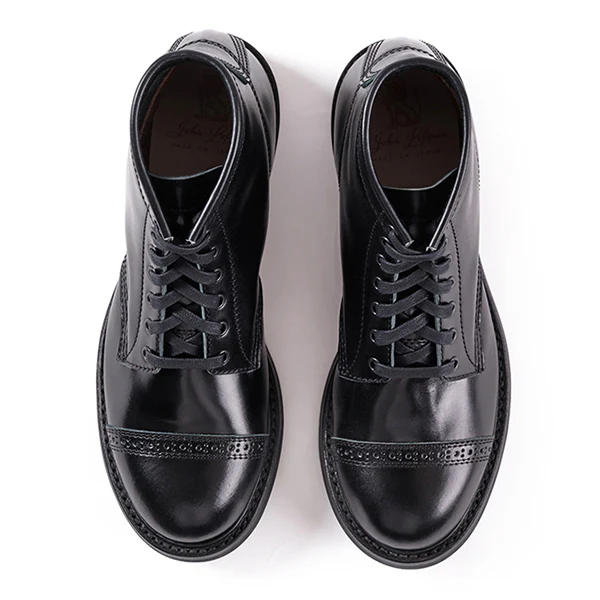 CHRISTMAS 2025 BLACK OPS COMBAT BOOTS / SHINKI HIKAKU SHELL CORDOVAN - Image 7