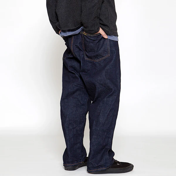 W05 5 POCKET JEANS / 14oz SELVEDGE INDIGO DENIM - Image 16