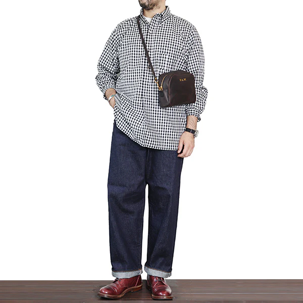 W05 5 POCKET JEANS / 14oz SELVEDGE INDIGO DENIM - Image 4