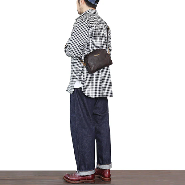 W05 5 POCKET JEANS / 14oz SELVEDGE INDIGO DENIM - Image 5