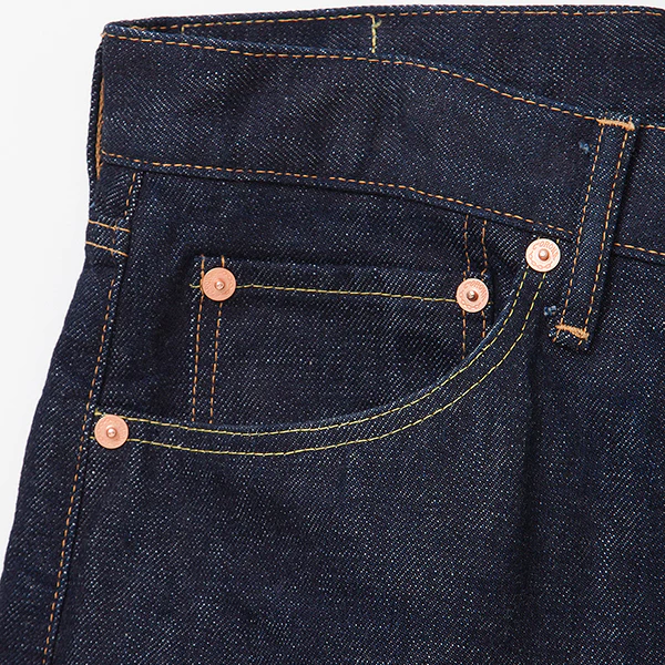 W05 5 POCKET JEANS / 14oz SELVEDGE INDIGO DENIM - Image 8