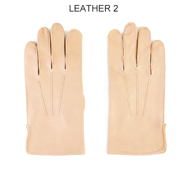 OFFICERS GLOVES / USAAF FLYING SUMMER 1942 PATTERN / HORSE HIDE / NATURAL - Image 5