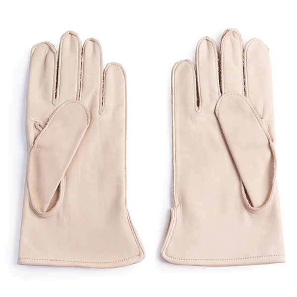 OFFICERS GLOVES / USAAF FLYING SUMMER 1942 PATTERN / HORSE HIDE / NATURAL - Image 6