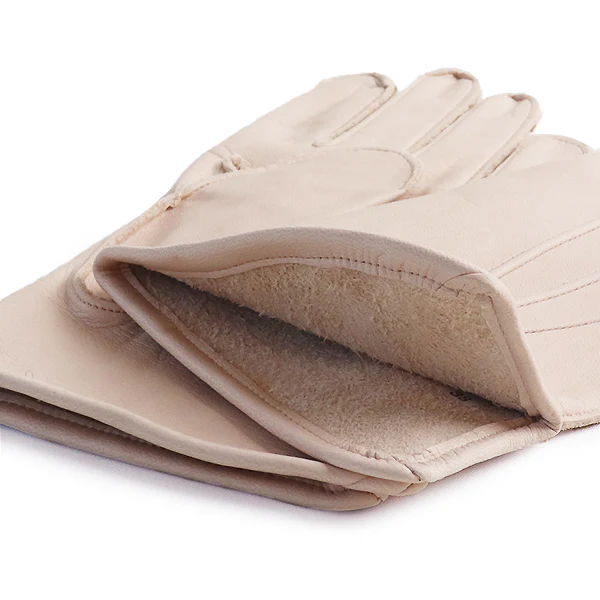 OFFICERS GLOVES / USAAF FLYING SUMMER 1942 PATTERN / HORSE HIDE / NATURAL - Image 8