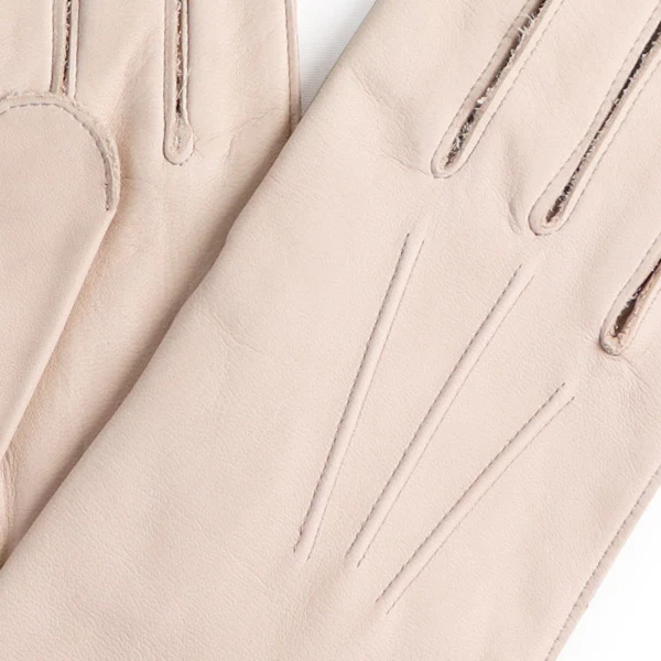 OFFICERS GLOVES / USAAF FLYING SUMMER 1942 PATTERN / HORSE HIDE / NATURAL - Image 9