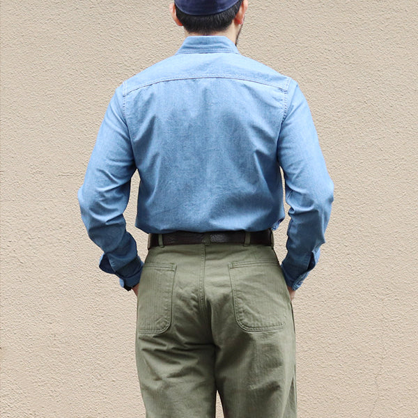 USN CHAMBRAY SHIRT / BLUE - Image 5