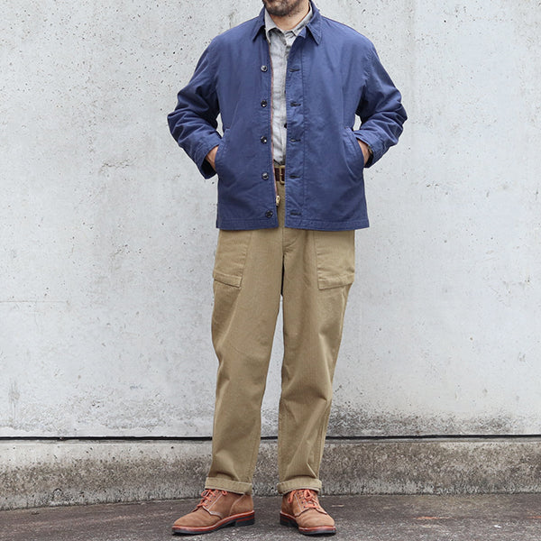 U.S. NAVY UTILITY JACKET / NAVY BACKSATIN - Image 4