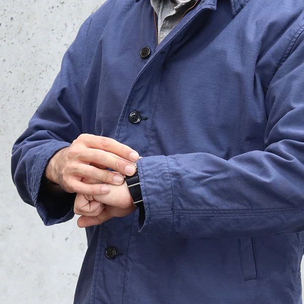 U.S. NAVY UTILITY JACKET / NAVY BACKSATIN - Image 6