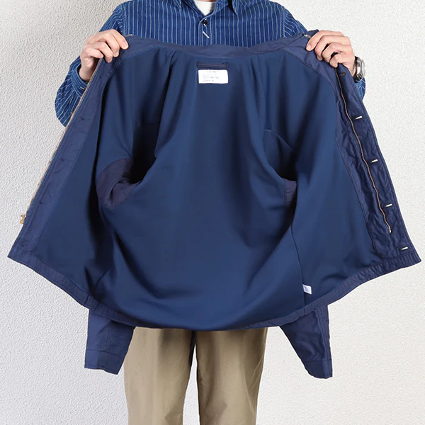 U.S. NAVY UTILITY JACKET / NAVY BACKSATIN - Image 9