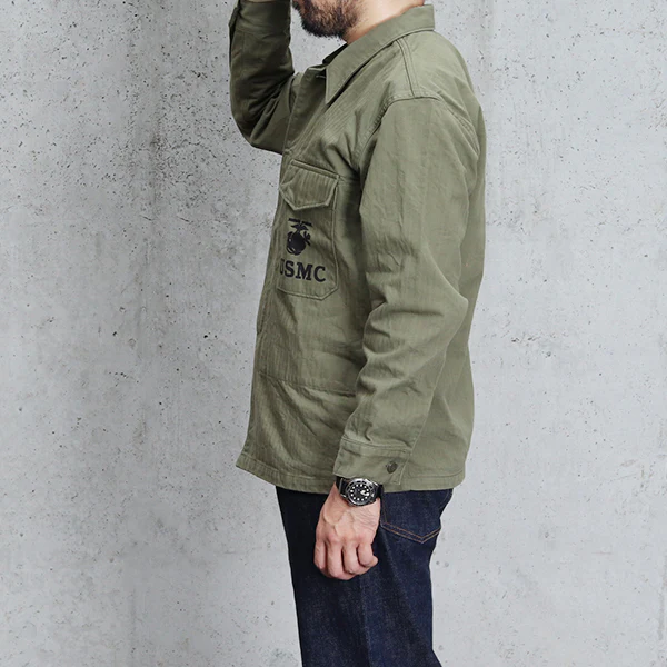 USMC P-53 SHIRT / OLIVE HBT - Image 3