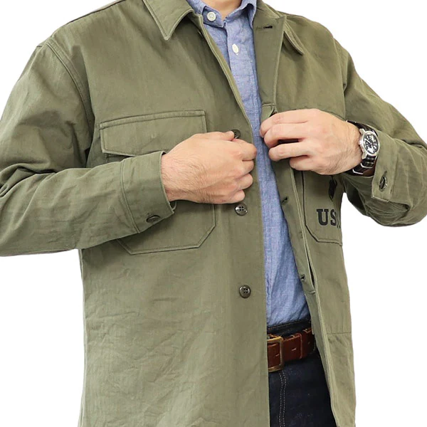 USMC P-53 SHIRT / OLIVE HBT - Image 8