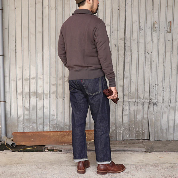 ZIP-NECK SWEAT SHIRT / UCLA BLUE - Image 6