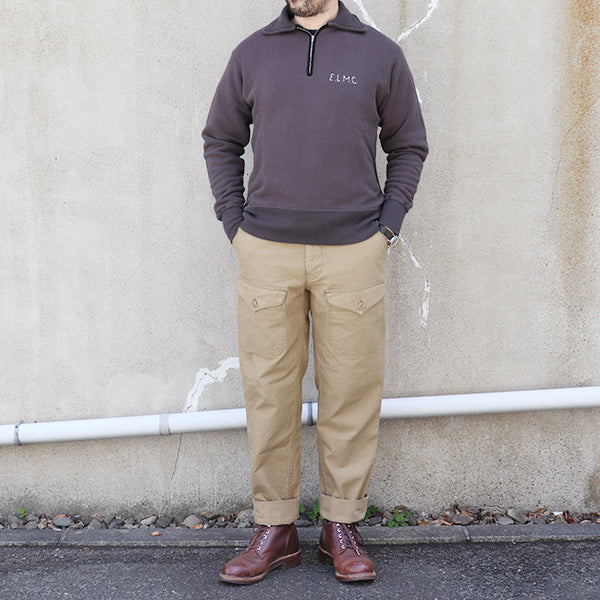 ZIP-NECK SWEAT SHIRT ELMC CLUB / UCLA BLUE - Image 4