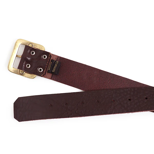 JEAN BELTITALIAN LEATHER / WALNUT COW HIDE / MADE IN UK - Image 3