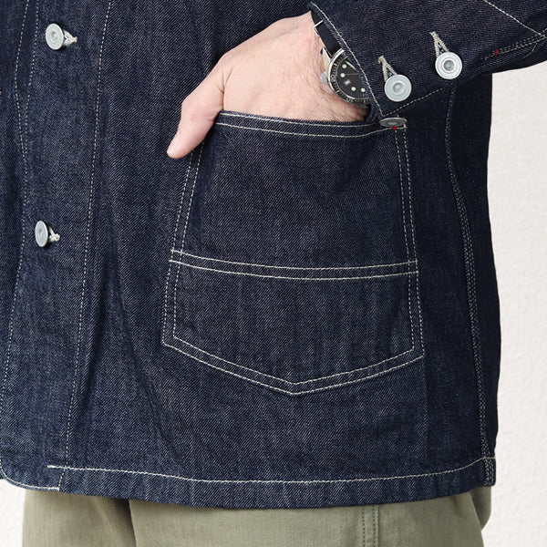 DENIM CHORE JACKET / RAILMAN COVERALL / 12oz SELVEDGE DENIM / INDIGO - Image 12