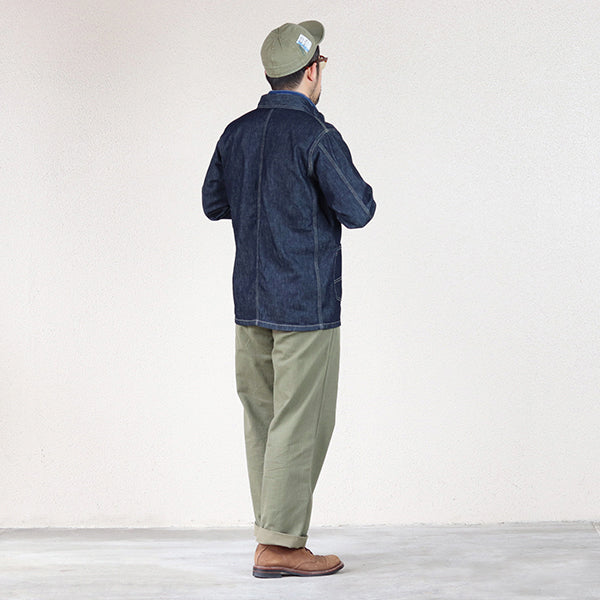 DENIM CHORE JACKET / RAILMAN COVERALL / 12oz SELVEDGE DENIM / INDIGO - Image 7