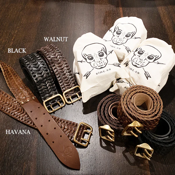 LINK BELT / HORSE HIDE / WALNUT / MADE IN UK - Image 10