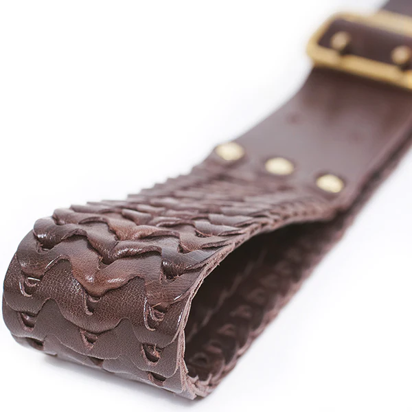 LINK BELT / HORSE HIDE / WALNUT / MADE IN UK - Image 6