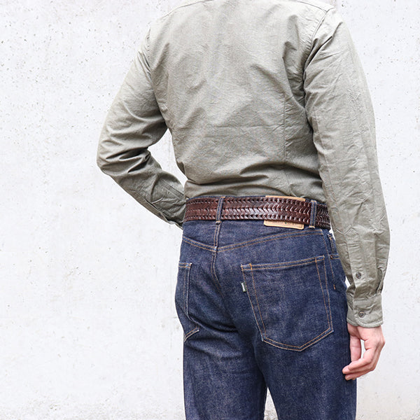 LINK BELT / HORSE HIDE / WALNUT / MADE IN UK - Image 9