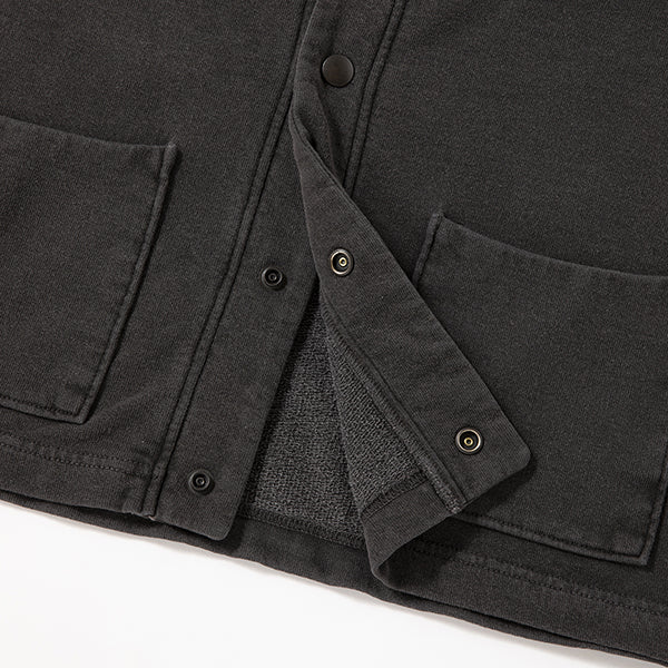 SALE / FADED SWEAT CARDIGAN / PIGMENT DYE - Image 10