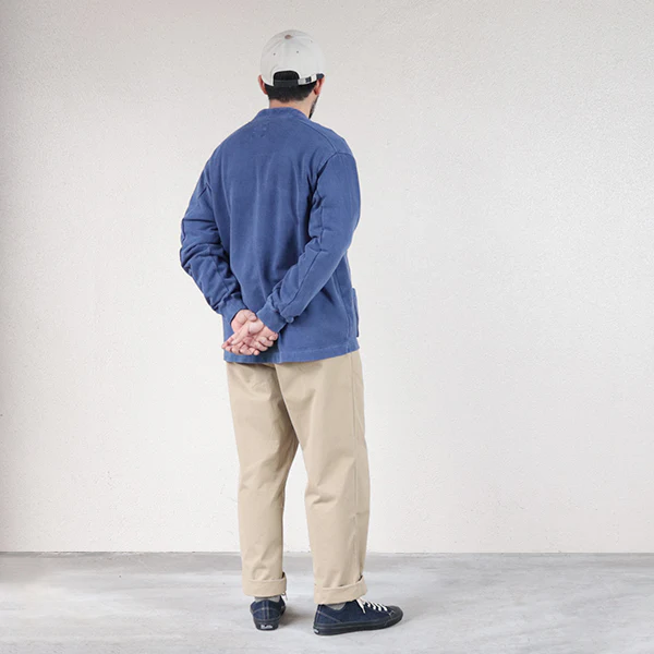 SALE / FADED SWEAT CARDIGAN / PIGMENT DYE - Image 17