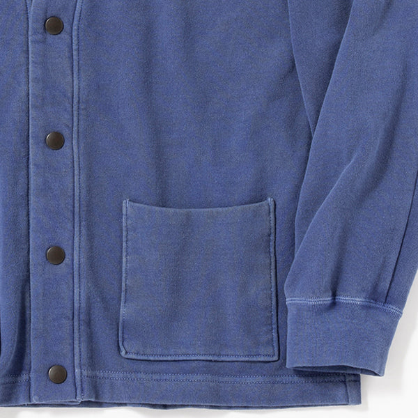 SALE / FADED SWEAT CARDIGAN / PIGMENT DYE - Image 4