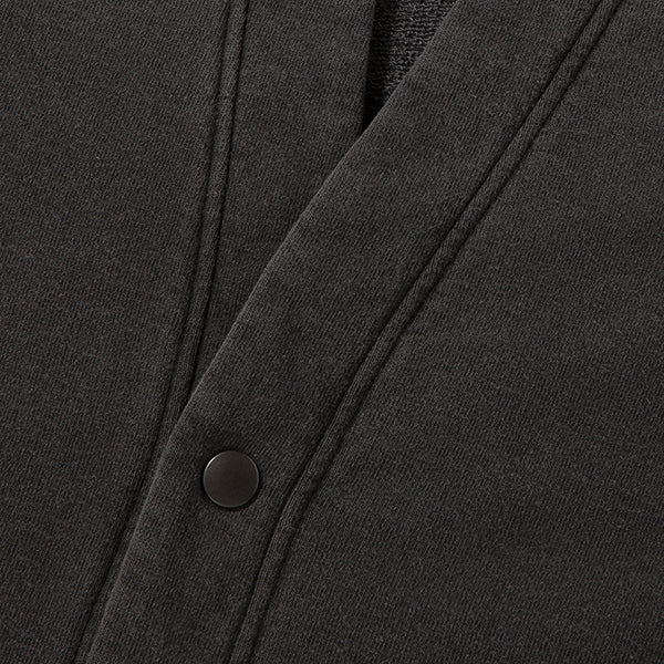 SALE / FADED SWEAT CARDIGAN / PIGMENT DYE - Image 8
