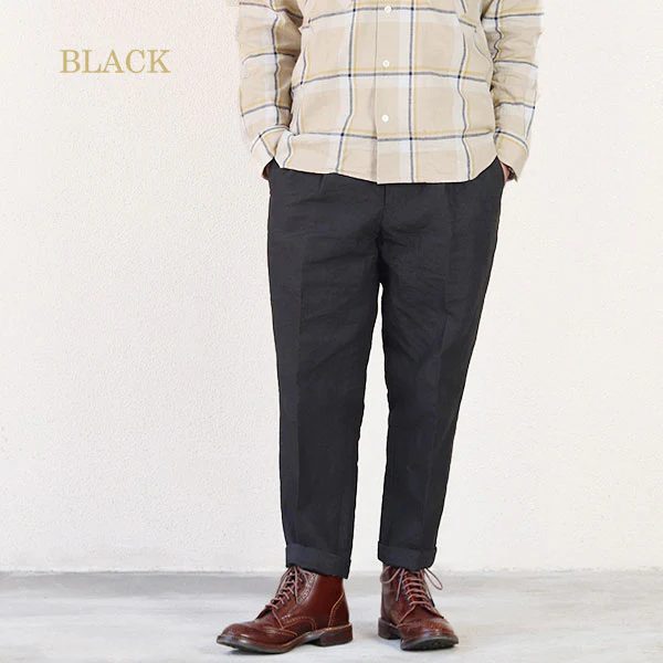 GULF STREAM PANT / JAPANESE PAPER × LINEN - Image 9