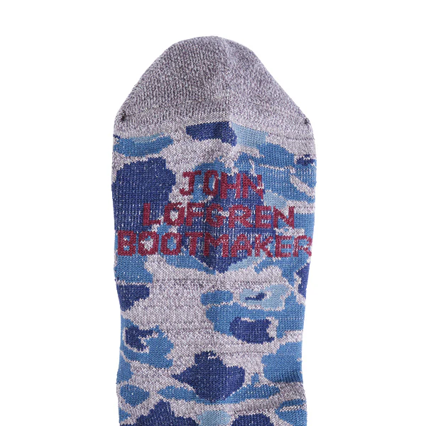 10" BOOTS SOCKS / CAMO BLUE × GRAINED NAVY GRAY - Image 4