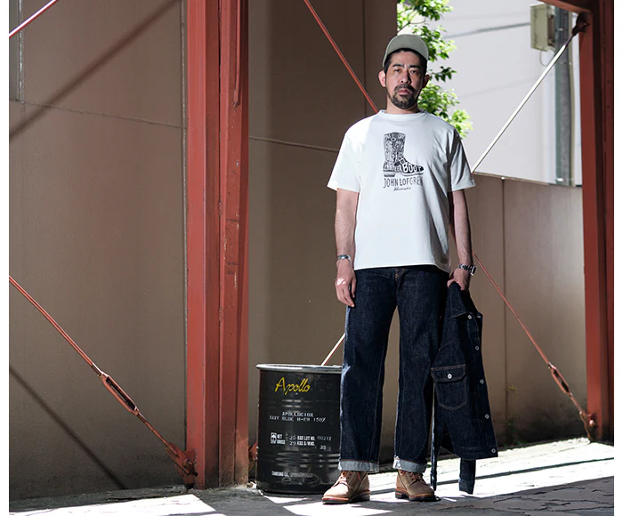 JLB T-SHIRT / ENGINEER BOOTS / OFF WHITE - Image 9
