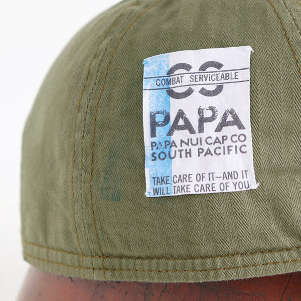 A-3 ATOLL TESTING CAP / OLIVE HERRINGBONE - Image 6