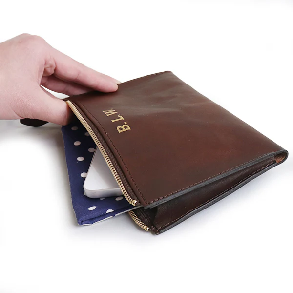 LEATHER WANDER POUCH / COW HIDE - Image 7