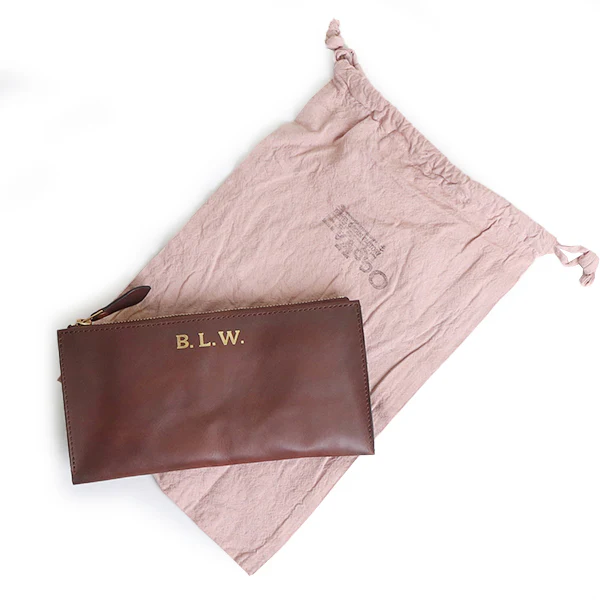 LEATHER WANDER POUCH / COW HIDE - Image 8